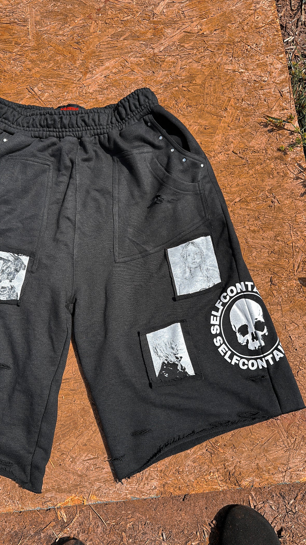 Smoking Kills Shorts ( On Hand Premade )
