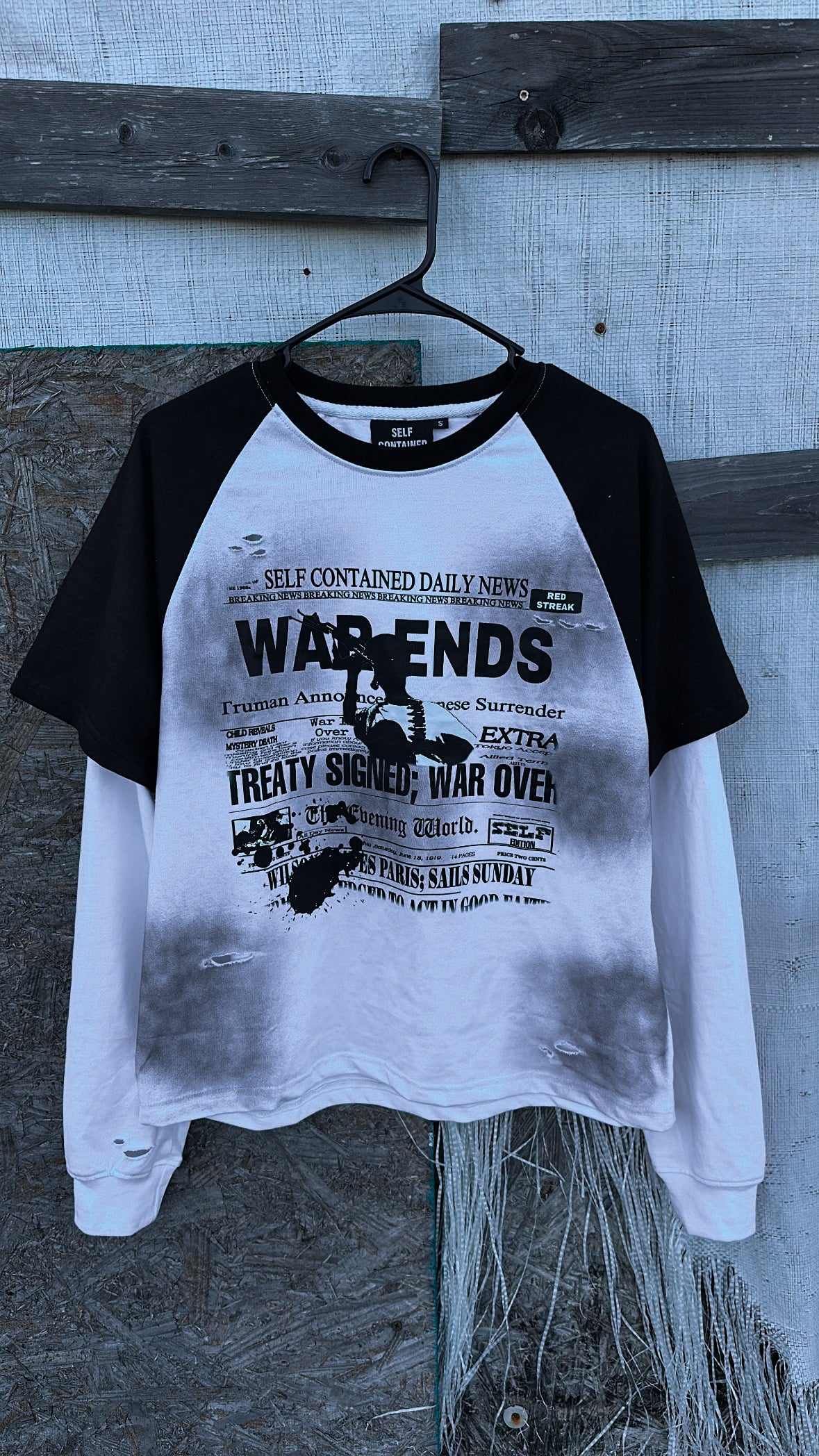 War Ends Double Layer Tee (ON HAND)
