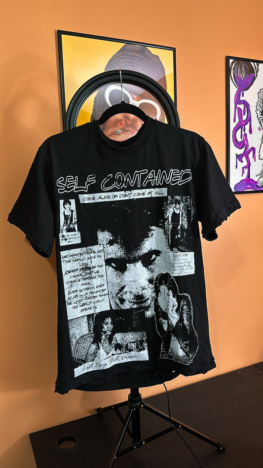 Lost boys distressed tee (On hand Premade)