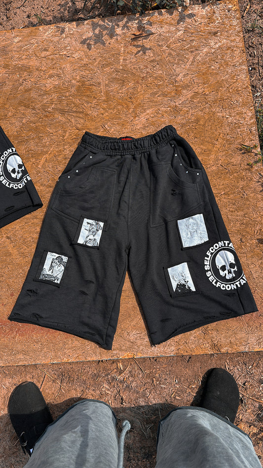 Smoking Kills Shorts ( On Hand Premade )